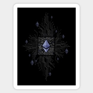 Ethereum circuit Sticker